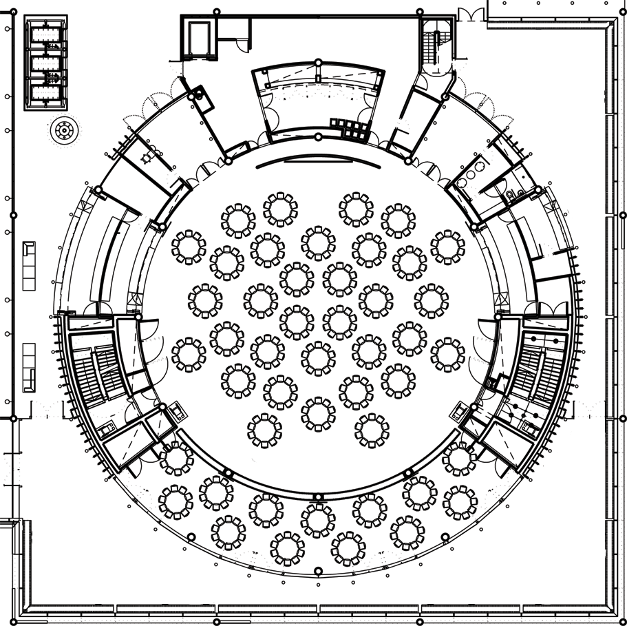 Example seated arrangement